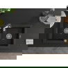 Mexen Mario 2-compartment granite sink with a kitchen mixer tap Aster, Black/Gold metallic - 6504-75-73450-07