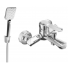 Mexen Sabre R62 bathtub mixer tap with shower head, Chrome - 7213R62-00
