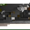 Mexen Mario 2-compartment granite sink with a kitchen mixer tap Aster, Black - 6504-77-73450-57-G