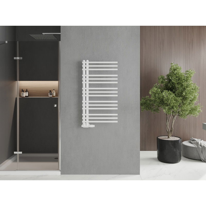 Mexen Neptun decorative bathroom radiator 900 x 500 mm, 369 W, white - W101-0900-500-00-20
