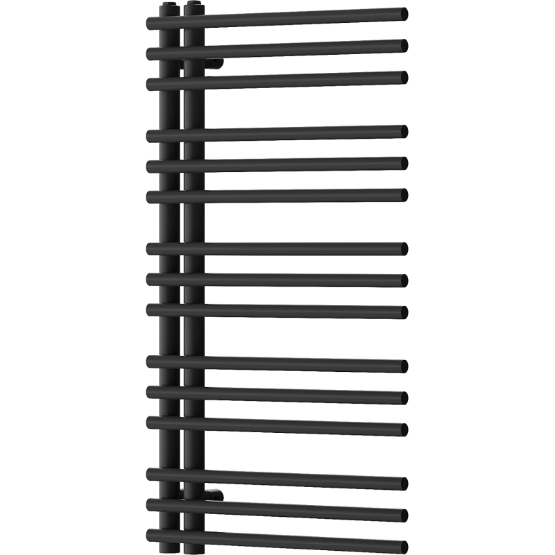 Mexen Neptun decorative bathroom radiator 900 x 500 mm, 369 W, black - W101-0900-500-00-70