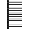 Mexen Neptun decorative bathroom radiator 900 x 500 mm, 369 W, black - W101-0900-500-00-70