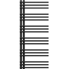 Mexen Neptun bathroom radiator 1200 x 500 mm, 456 W, black - W101-1200-500-00-70