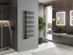 Mexen Neptun decorative bathroom radiator 1200 x 500 mm, 456 W, black - W101-1200-500-00-70