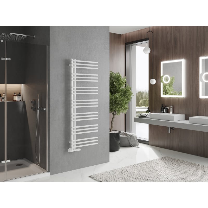 Mexen Neptun decorative bathroom radiator 1400 x 500 mm, 532 W, white - W101-1400-500-00-20