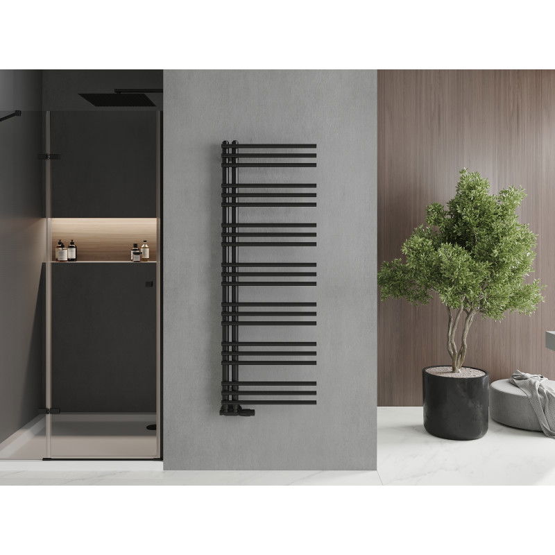 Mexen Neptun decorative bathroom radiator 1400 x 500 mm, 532 W, black - W101-1400-500-00-70