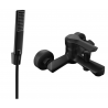 Mexen Sabre R72 bathtub mixer tap with shower head, Black - 7213R72-70