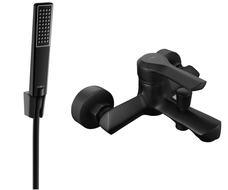 Mexen Sabre R72 Bath Tap with Shower Set, Black - 7213R72-70