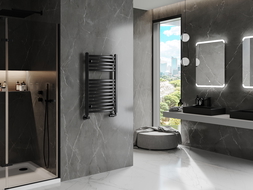 Mexen Helios bathroom radiator 800 x 500 mm, 381 W, black - W103-0800-500-00-70