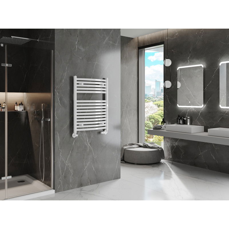 Mexen Helios Bathroom Radiator 800 x 600 mm, 448 W, White - W103-0800-600-00-20