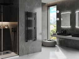 Mexen Helios bathroom radiator 1200 x 500 mm, 567 W, black - W103-1200-500-00-70
