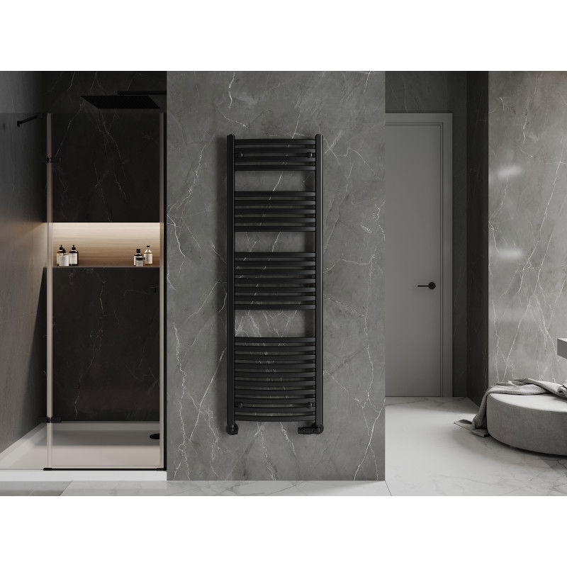 Mexen Helios bathroom radiator 1500 x 500 mm, 676 W, black - W103-1500-500-00-70