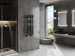 Mexen Eros bathroom radiator 900 x 318 mm, 315 W, black - W112-0900-318-00-70