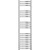 Mexen Eros bathroom radiator 1200 x 318 mm, 332 W, chrome - W112-1200-318-00-01