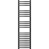 Mexen Eros 1200 x 318 mm Bathroom Radiator, 421 W, Black - W112-1200-318-00-70