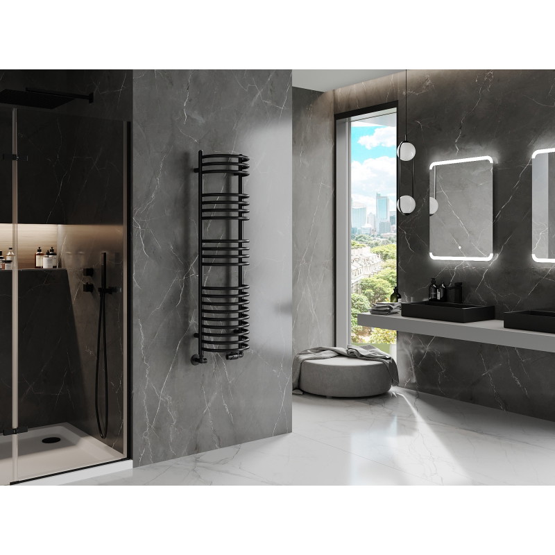 Mexen Eros bathroom radiator 1200 x 318 mm, 421 W, black - W112-1200-318-00-70