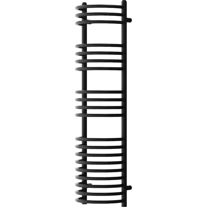 Mexen Eros 1200 x 318 mm Bathroom Radiator, 421 W, Black - W112-1200-318-00-70