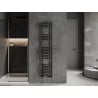 Mexen Eros 1600 x 318 mm Towel Radiator, 551 W, Black - W112-1600-318-00-70