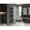 Mexen Eros 1600 x 318 mm Towel Radiator, 551 W, Black - W112-1600-318-00-70