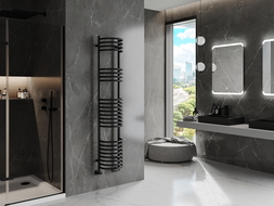 Mexen Eros bathroom radiator 1600 x 318 mm, 551 W, black - W112-1600-318-00-70