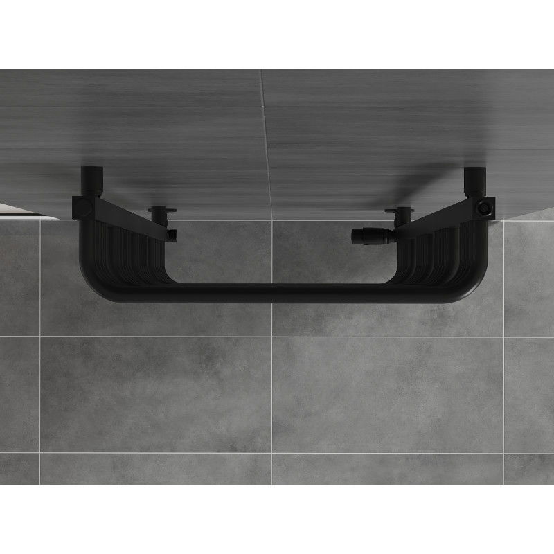 Mexen Apollo bathroom radiator 660 x 550 mm, 386 W, black - W117-0660-550-00-70