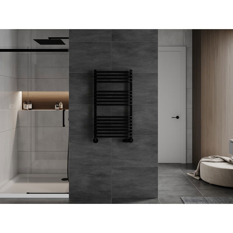 Mexen Apollo bathroom radiator 860 x 450 mm, 424 W, black - W117-0860-450-00-70