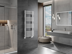 Mexen Apollo bathroom radiator 1210 x 450 mm, 566 W, white - W117-1210-450-00-20