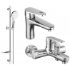 Mexen Kama DF05 bathtub set, Chrome - 72503DF05-00