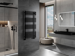 Mexen Apollo bathroom radiator 1210 x 550 mm, 641 W, black - W117-1210-550-00-70