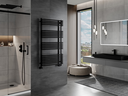 Mexen Apollo bathroom radiator 1210 x 650 mm, 713 W, black - W117-1210-650-00-70