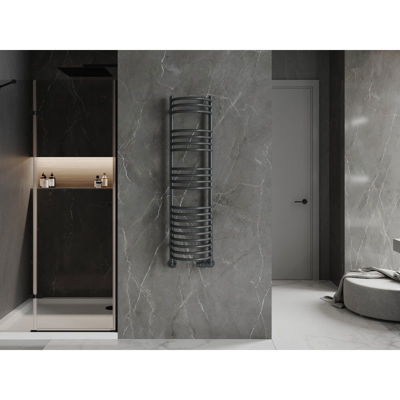 Mexen Eros bathroom radiator 1200 x 318 mm, 421 W, anthracite - W112-1200-318-00-66