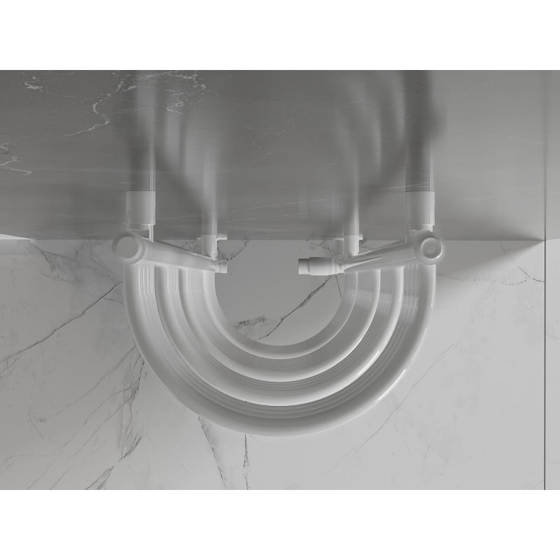 Mexen Eros 1200 x 318 mm Bathroom Radiator, 421 W, White - W112-1200-318-00-20