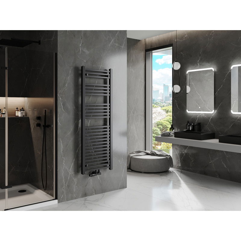 Mexen Pluton bathroom radiator 1450 x 500 mm, 721 W, black - W106-1450-500-00-70