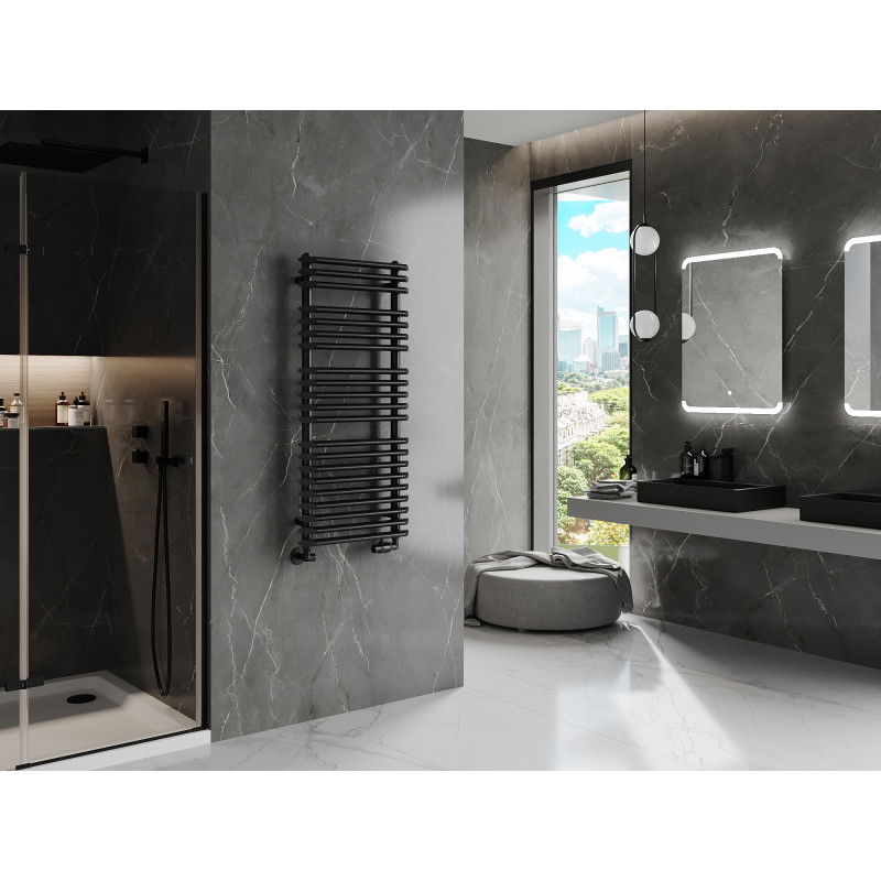 Mexen Akan bathroom radiator 1080 x 500 mm, 784 W, black - W121-1080-500-00-70