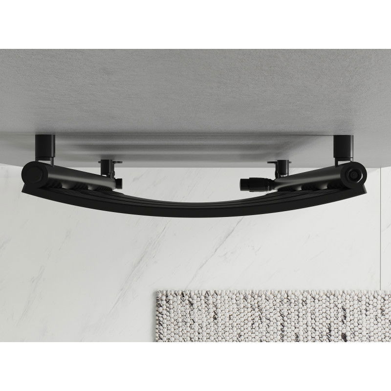 Mexen Bachus bathroom radiator 1200 x 500 mm, 619 W, black - W109-1200-500-00-70