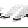 Mexen Estela double toothbrush cup, Black - 7011552-70