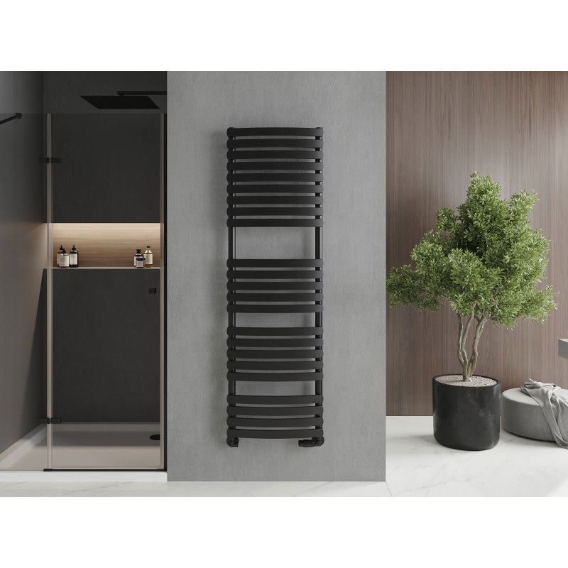 Mexen Bachus bathroom radiator 1600 x 500 mm, 787 W, black - W109-1600-500-00-70