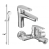 Mexen Kama DS05 bathtub set, Chrome - 72503DS05-00