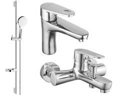 Mexen Kama DS05 bathtub set, Chrome - 72503DS05-00