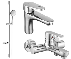 Mexen Kama DS75 Bath Set, Chrome - 72503DS75-00