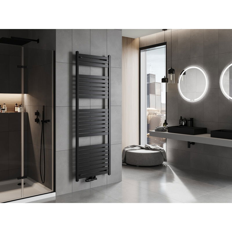 Mexen Uran bathroom radiator 1800 x 600 mm, 934 W, black - W105-1800-600-00-70