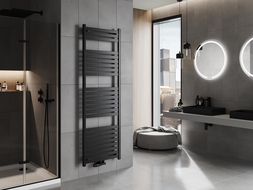 Mexen Uran bathroom radiator 1800 x 600 mm, 934 W, black - W105-1800-600-00-70