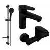 Mexen Kama DF05 shower set, Black - 72504DF05-70