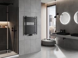 Mexen Uran bathroom radiator 800 x 600 mm, 425 W, black - W105-0800-600-00-70