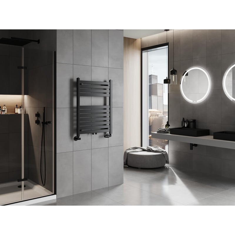 Mexen Uran bathroom radiator 800 x 600 mm, 425 W, black - W105-0800-600-00-70