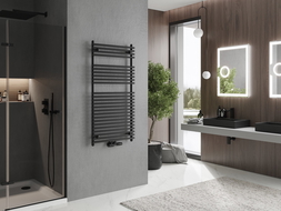 Mexen Sol towel radiator 1200 x 600 mm, 658 W, black - W125-1200-600-00-70