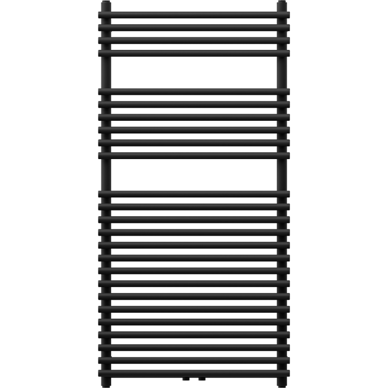 Mexen Sol towel radiator 1200 x 600 mm, 658 W, black - W125-1200-600-00-70