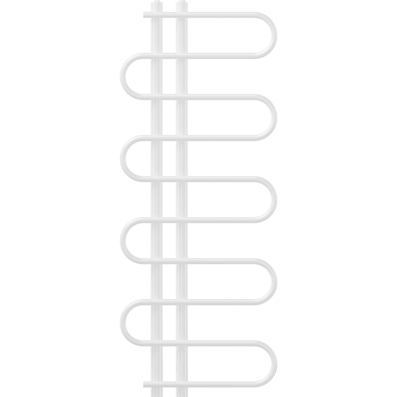 Mexen Kiso decorative bathroom radiator 1250 x 500 mm, 256 W, white - W114-1250-500-00-20