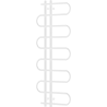 Mexen Kiso bathroom radiator 1250 x 500 mm, 256 W, white - W114-1250-500-00-20