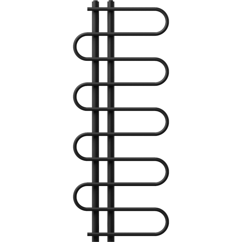 Mexen Kiso decorative bathroom radiator 1250 x 500 mm, 256 W, black - W114-1250-500-00-70